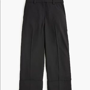 J crew cropped wide leg pant in 365 crepe